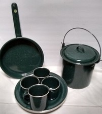 Green enamel speckled for sale  Inglewood
