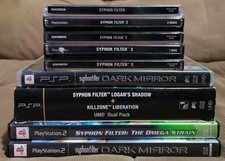 Lote Syphon Filter Playstation Bundle - Etiquetas pretas completas na caixa comprar usado  Enviando para Brazil