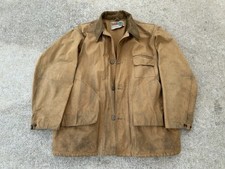 Jaqueta Casaco Vintage Duxbak Marrom Caça Lona Impermeável EUA Média, usado comprar usado  Enviando para Brazil