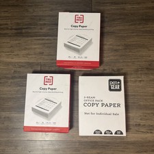 Lote 3 resmas TRU RED caneta engrenagem 8,5" x 11" papel de cópia 500 folhas 20 lb peso 92 comprar usado  Enviando para Brazil