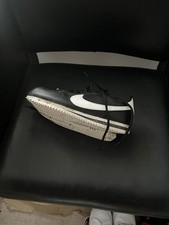Nike black leather for sale  NORTHAMPTON