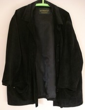 Black suede jacket for sale  KIRKWALL