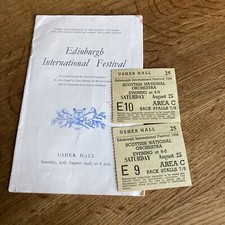 1956 edinburgh festival for sale  WORCESTER