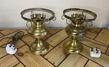 Pair vintage brass for sale  SOUTHSEA