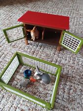 Schleich hasenstall farm gebraucht kaufen  Bergen