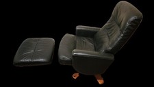 Black leather recliner for sale  Berkeley