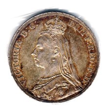 1892 victoria crown for sale  DENBIGH