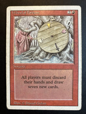 MTG Wheel of Fortune edição revisada estado moderadamente jogado vermelho raro!! comprar usado  Enviando para Brazil