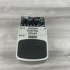 Pedal de efeitos de guitarra estéreo Behringer DD100 digital eco atraso usado testado comprar usado Pedal de efeitos de guitarra estéreo Behringer DD100 digital eco atraso usado testado comprar usado  Enviando para Brazil