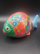 Peixes multicoloridos arte popular mexicana redware comprar usado  Enviando para Brazil