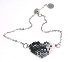 Bracelet argenté cœur d'occasion Bracelet argenté cœur d'occasion  Castanet-Tolosan