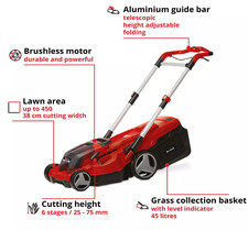 Einhell cordless lawn for sale  WOLVERHAMPTON
