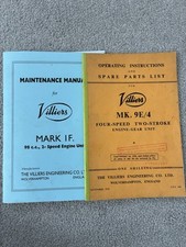 Villiers maintenance manual for sale  READING