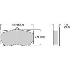 Pinças de freio Wilwood 15A-7062K-B Polymatrix A Bedded: AP Brembo (estas ca comprar usado  Enviando para Brazil