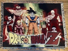 Tapeçaria de parede acrílica cobertor tecido franja Dragon Ball Z anime vintage comprar usado  Enviando para Brazil