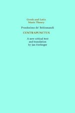 CONTRAPUNCTUS; COUNTERPOINT (GREEK AND LATIN MUSIC THEORY) By Prosdocimo & Jan comprar usado  Enviando para Brazil