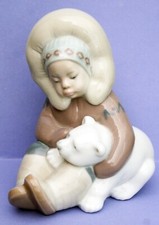 Lladro eskimo boy for sale  YORK