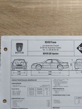 Rover 820 fiche d'occasion  Avignon