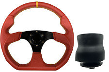 Red 350mm steering for sale  PETERBOROUGH