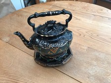 Antique jackfield teapot for sale  TRING