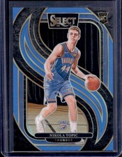 2024-25 Select Nikola Topic Premier RC azul claro Prizm #1/299 Thunder comprar usado 2024-25 Select Nikola Topic Premier RC azul claro Prizm #1/299 Thunder comprar usado  Enviando para Brazil