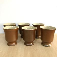 Stoneware goblets drinking for sale  GUILDFORD