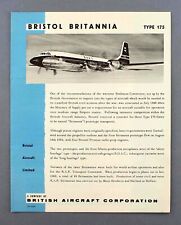 Bristol britannia type for sale  BRIGHTON
