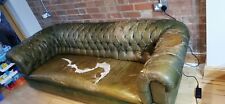 Vintage chesterfield sofa for sale  LEICESTER