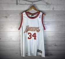 CAMISA MASCULINA NBA LAKERS #34 O’NEAL VINTAGE TAMANHO GG EUA comprar usado  Enviando para Brazil