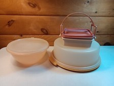 Tupperware Lote De 3 Porta-Bolos, Recipiente Sanduíche, Tigela Wonder Lier, Armazenamento  comprar usado  Enviando para Brazil