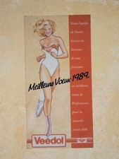 Carte voeux 1989 d'occasion  Plonéour-Lanvern