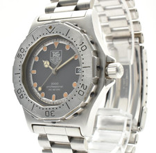 [Perto de ESTADO PERFEITO] TAG Heuer Professional 3000 932.213 relógio masculino quartzo cinza 35mm comprar usado  Enviando para Brazil