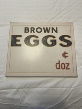 Brown eggs sign for sale  Hobbs