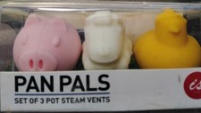 Acessórios de cozinha - IS Pan Pals conjunto de 3 aberturas de vapor para panelas comprar usado Acessórios de cozinha - IS Pan Pals conjunto de 3 aberturas de vapor para panelas comprar usado  Enviando para Brazil