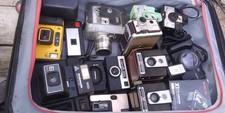 Lote de cámaras vintage y accesorios de fotografía (sin probar) COMO ESTÁN. segunda mano  Embacar hacia Mexico