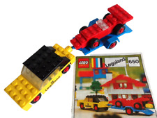 Lego LEGOLAND SET 650 Car with Trailer & racing car + Original Bauanleitung 1972 comprar usado  Enviando para Brazil