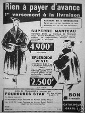 1953 press advertisement d'occasion  Expédié en Belgium