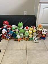 Lote de 20 peluches de Super Mario Mario Luigi Yoshi Koopa algunos raros segunda mano  Embacar hacia Argentina