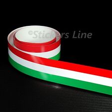 Banda Adhesivo Tricolor CM 120 X 0,8 Tira Adhesiva Italia Bandera Italiana, usado comprar usado  Enviando para Brazil