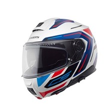 Schuberth C5 Flip Przedni modułowy kask motocyklowy - C5 Omega Biały/Czerwony/Niebieski QZ na sprzedaż  Wysyłka do Poland