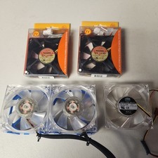 Ventiladores Cooler Master & Thermaltake 80mm Case - 5 novos ventiladores e frete grátis! comprar usado  Enviando para Brazil