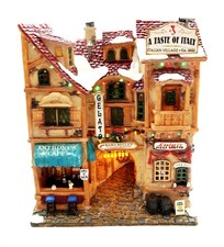 Lemax A TASTE OF ITALY Essex Street Facade 35885 acende resina de 10,5" de altura  comprar usado  Enviando para Brazil