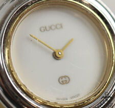 Vintage Gucci Relógio Feminino com Moldura Intercambiável Banhado a Ouro com CAIXA/MOLDURAS 11/12, usado comprar usado  Enviando para Brazil