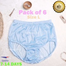 Usado, Calcinha x6 feminina masculina náilon macia cor azul corte completo plus size G comprar usado  Enviando para Brazil