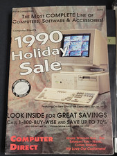 Computer Direct (Holiday 1990) IBM PC Software Hardware Catalog VG/VF Condition, usado comprar usado  Enviando para Brazil