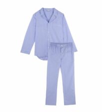 Conjunto De Pijama Largo Botonado De Color Azul Claro Tejido comprar usado  Enviando para Brazil