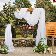 Querbehang freihanddeko weiß gebraucht kaufen  Berlin