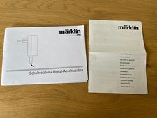Märklin anleitung schaltnetzt gebraucht kaufen  Duisburg