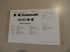 Parts catalog kawasaki gebraucht kaufen  Fruerlund,-Engelsby, Tastrup
