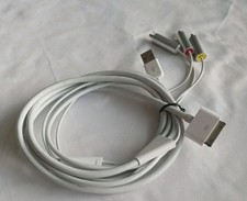 Cabo AV composto Apple A1258 iPod iPad cabos de áudio e vídeo RCA USB OEM genuíno  comprar usado  Enviando para Brazil